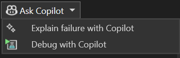 Test Explorer integration with Copilot